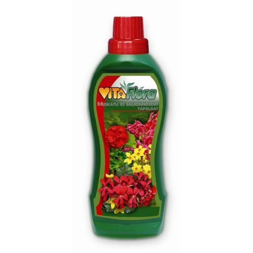 Vitaflóra 6 Muskátli és balkonnövény tápoldat 500 ml. 