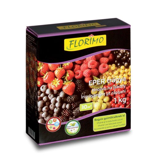Florimo® Eper és aprógyümölcs trágya (Dob) 1 Kg.