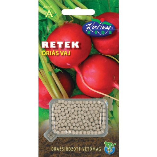 Rédei Kertimag Óriás Vaj retek drazsírozott vetőmag 2g 450 szem A