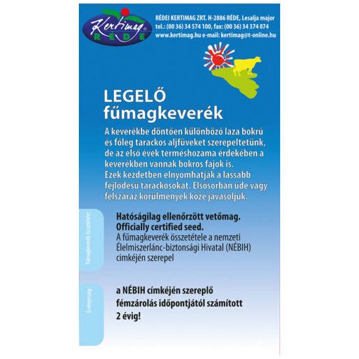 Rédei Kertimag Legelő Fűmag 20kg