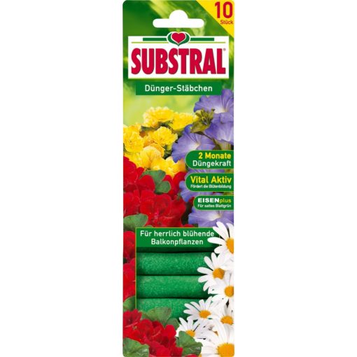 SUBSTRAL Táprúd Balkonnövényekhez 10 db.