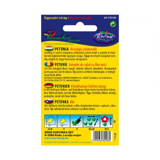 Rédei Kertimag Petúnia Kisvirágú (színkeverék) 0,125g K