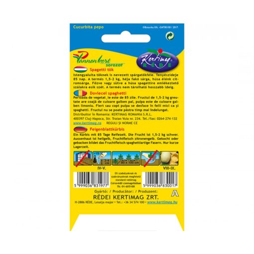 Rédei Kertimag Tök spagetti vetőmag 1g A