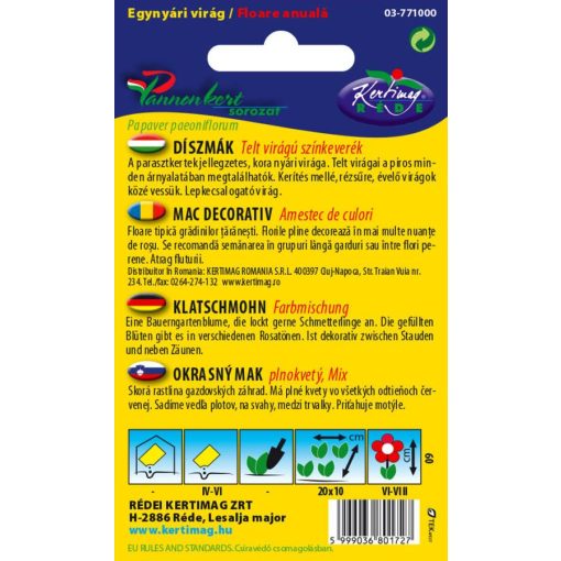 Rédei Kertimag Díszmák Színk 1,4g