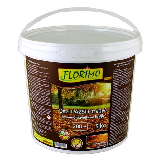 Florimo® Őszi Pázsit trágya (Vödrös) 5 Kg.