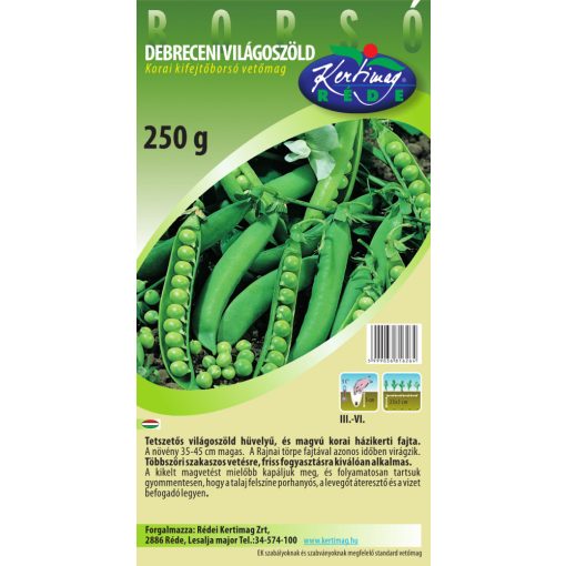 Rédei Kertimag DEBRECENI Borsó VILÁGOSZÖLD 1kg.