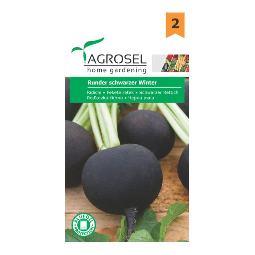 Agrosel Runder Schwarzer fekete retek 6 g.