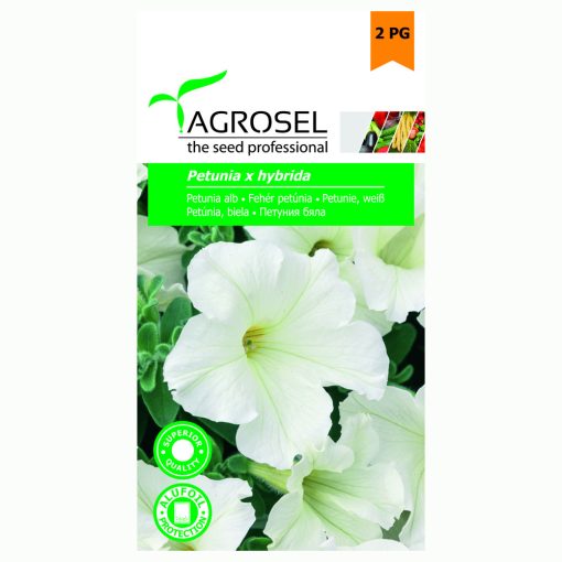 Agrosel Petunia fehér 0,75 g.