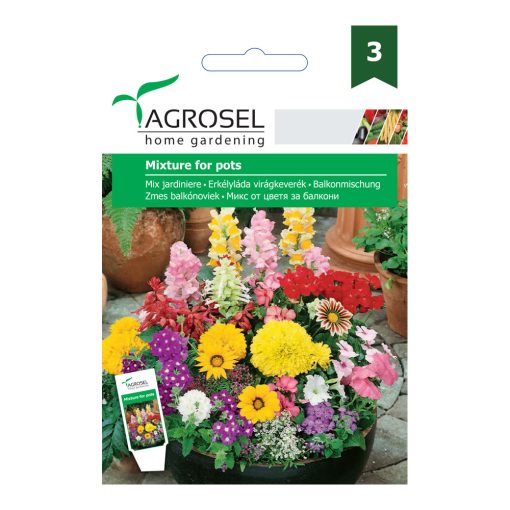 Agrosel Erkélyláda virágkeverék 3 g.