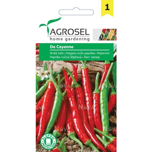Agrosel De Cayenne hegyes erős paprika 1 g.