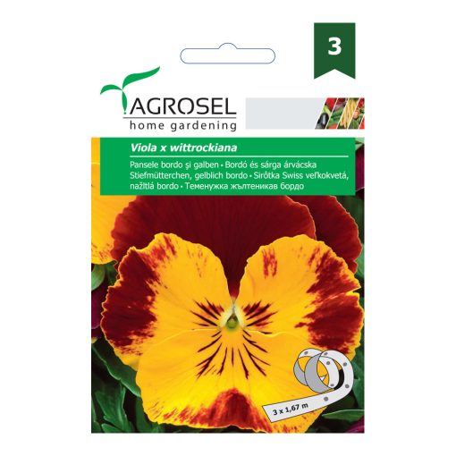 Agrosel Árvácska bordó és sárga