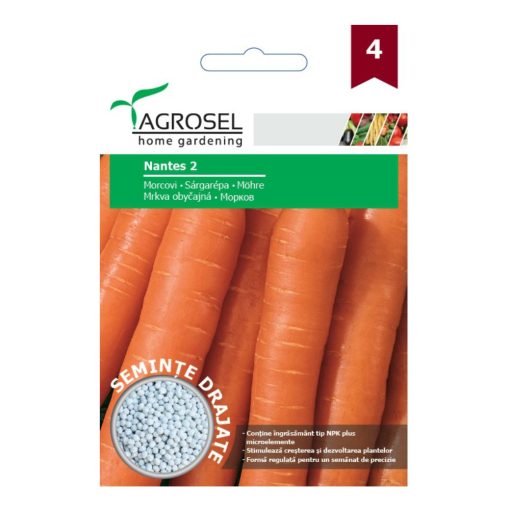 Agrosel Nantes 2 sárgarépa 500 szem