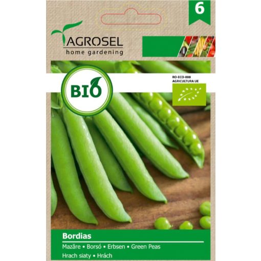 Agrosel Bördias zöldborsó ECO * 20 g.