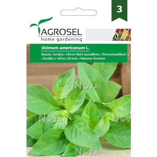Agrosel Bazsalikom citrom illatú 6 g.