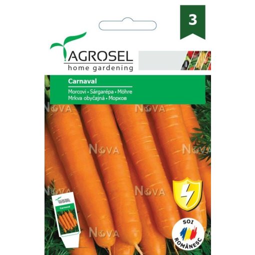 Agrosel Carnaval sárgarépa 7 g.