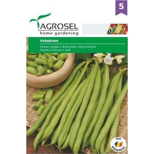 Agrosel Velodrom zőld hüvelyü bokorbab 45 g.