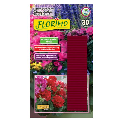 Florimo® Balkon És Muskátli Táprúd 30 Db