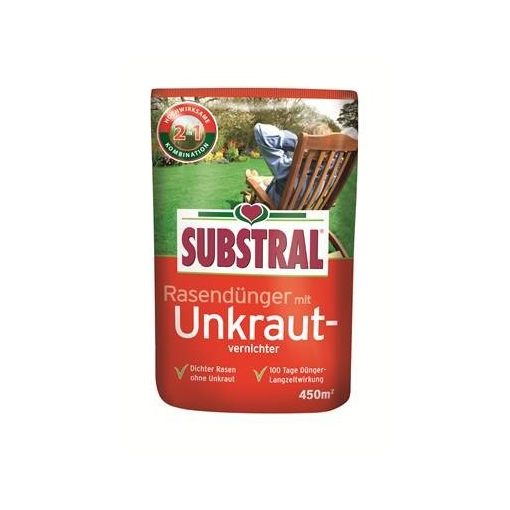 SUBSTRAL Gyeptrágya Gyomirtóval 9 kg.