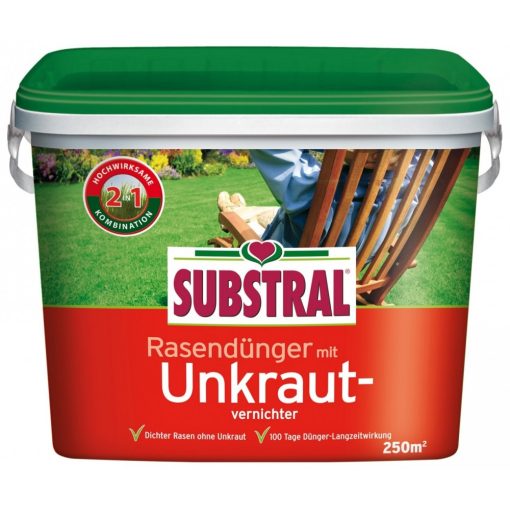 SUBSTRAL Gyeptrágya Gyomirtóval 5 kg.