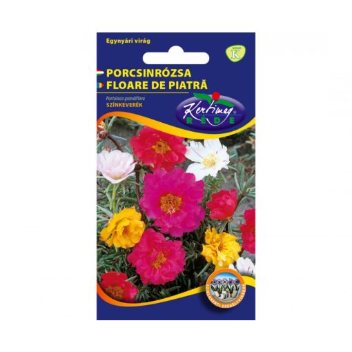 Rédei Kertimag Féltelt virágú Porcsinrózsa vetőmag (színkeverék) 0,5g K