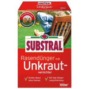 SUBSTRAL Gyeptrágya Gyomirtóval 2 kg.